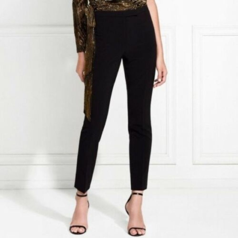 Rachel Zoe Black Pull On Slim Crop Ankle Pants 4